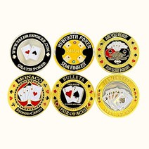 칩프로텍터 E 칩키퍼 카드 골드 메탈 골프 볼마커 홀덤 카지노용품, 2번(CP025)