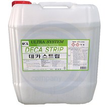(주)SYB컴퍼니 울트라 데카스트립 18.75L 강력바닥왁스박리제 바닥청소전문세제 장판타일 비닐타일 왁스찌든때제거제 왁스청소세제 코팅광택제왁스제거제, 1개