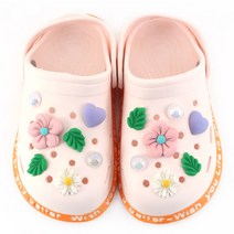 아랑로랑 스티치빅플라워연핑크 신발파츠 14종세트