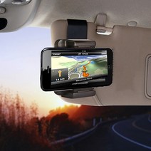 지지기 오토클릭 오토클리커 자동터치기 배달대행 콜잡이 Universal safe sun visor car phone holder car navigation holder clip, 없음