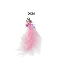 고양이 스크래치 보드 장난감 고양이 관람차 턴테이블 스틱과 깃털 펜던트 내마모성 애완 동물 가구 용품, Style B - 1 feather