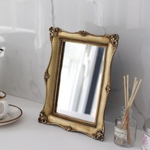 로렌 골드 사각 거울 (KB0581), 단품