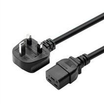 JORINDO-연장 코드 1.8M/5.9FT UK to IEC320 C19 C19 AC 전원 케이블 어댑터에 연결 PDU/UPS 용, 01 black-1.8M-5.9FT