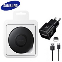 삼성 10W 고속 Qi 무선 충전기 EP-P1100 갤럭시 S20 S10 S9 S8 Plus Ultra S6 S7 iPhone 8 X 지원, charger and EU set, 03 and EU 충전r set