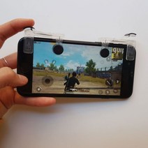 모바일 배틀그라운드 필수템 기계식 간편조작 조이스틱 트리거, B타입