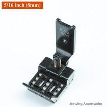 R212 산업용 더블 니들 재봉기 용 롤러 노루발 SINGER JUKI LH-515 1152 3128 BROTHER LT2-B842 B845, 04 5-16 inch(8mm)