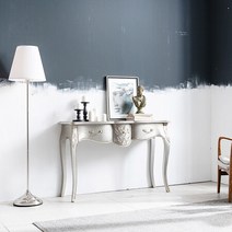 마켓비엔티 SG 서랍 콘솔 화장대 테이블 실버 책상 거실 수납 장식장 원목 수입 엔틱가구