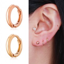 18K 민자 기본 원터치 귀찌