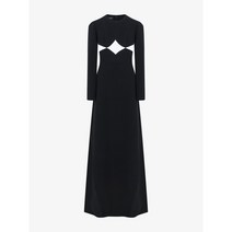 (정식매장판) GIAMBATTISTA VALLI 22SS NEW 지암바티스타발리 여성 프리조티노 드레스 (22SSSVCA50BG-93FRI 9999) 블랙