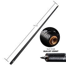 당구 큐대 탄소 섬유 저스트 총알 조인트 단일, 포인트들, 11.8mm, 1개