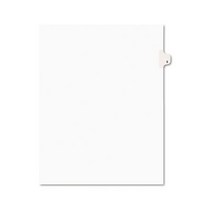 Avery Avery-Style Legal Side Tab Divider Title: 5 Letter White 25/Pack null, 1, 25/Pack, White, Letter, Title