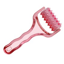 롤링 홈케어 종아리 셀프 얼굴 롤러 다리 도리깨 휴대용 허벅지 어깨 맛사지 안마기 기구 맛사지기 페이스 지압기 손 MTS 맛사지볼 두피 근육 안마봉 니들 미니 소형 바디 팔 핑크