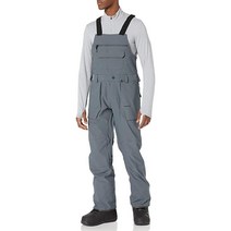 컴퍼니24 볼컴 남성 Roan Bib 오버롤 스노우보드 팬츠 블리치 블랙 S3, Dark Grey S3_X-Large