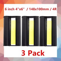 Canon Selphy CP 시리즈 포토 프린터용 인화지 잉크 카트리지 CP800 CP810 CP820 CP900 CP910 CP1200 CP13, 01 3 Pack INK