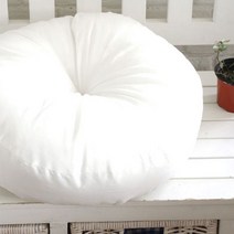 원형 쿠션솜 지름 60cm 높이 15cm 입체 쿠션솜