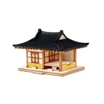 퍼즐피플 3D 영공방 건축물 입체퍼즐모형, 3D목재 미니 기와두칸, 1Ea
