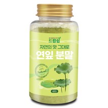 드랍쉽 연잎분말(국산) 40g(플라스틱통) 하엽 연잎 가루 연꽃잎 연잎차 하엽차 건강 차 한방 약재, 1개, 40g