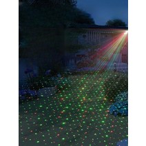 레이저 조명 반딧불 무대조명 홀로그램 별 반디불 레이저 컬러 야외 정원, 색상변정적-적색및녹색(일반적외선리모콘)