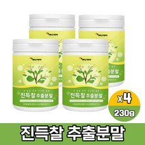 진득찰 분말 국내산 100% 희첨 진드찰추출물 가루 파우더 230g, 230g X 4통