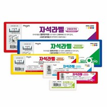 마그피아 자석라벨 노랑 280x90 MRML-28090 3개입, 단품
