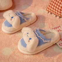 털 실내화 산리오 시나모롤 마이멜로디 마카롱 학생용 귀여운