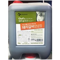 백설 돼지갈비양념 식자재도매 (10KgX1개), 1