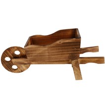 아스케이지 Potcart Planter Flower 나무 화분 수레 홀더 왜건 플랜터 박스 컨테이너 Succulent Vintage Ru, As Shown_큰