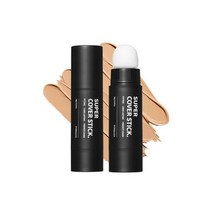 남자 수염 자국 제거 컨실러 포르맨즈 맨즈 퍼펙트 커버 컨실러 2.2g, 1+1+1개