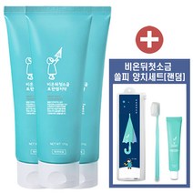 비온뒤첫소금 토판염치약 민트, 3개, 120g
