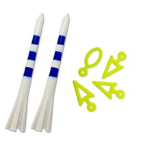 BK플라스틱 눈금골프티 와 골프티방향꽂이 세트 눈금티 롱티 기능성티 캐디용품, 눈금골프티(20개)+방향꽂이(6개)