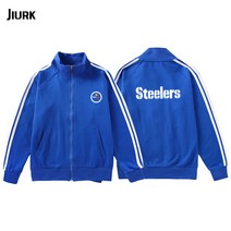 올리브나무도마 럭비 NFL에어텍 Lan Da사냥매 Atlanta Falcons남녀 레저 가디건 후드티 츄리닝, C09-블루색 3