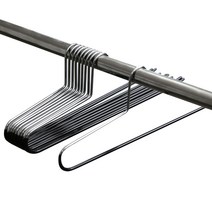 홈앤하우스 멀티코팅 바지걸이, 블랙, 10개입