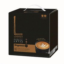 루카스나인 시그니처 더블샷라떼 14.9Gx60개입, 옵션1 - 기본포장 (박스or비닐포장) (+0원)