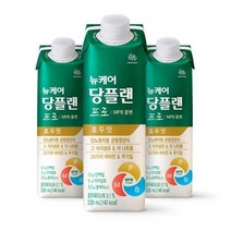 웰라이프 영양보충 뉴케어 당플랜 프로 호두맛 (24팩) 고단백 간식 노인식 영양균형식 체중조절, 3set