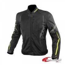 KOMINE JK-146 코미네 여름용 하프메쉬 라이딩 자켓, M(95), LIGHT GREY BLACK