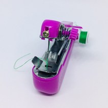 GS 랜덤색상 핸디 미니 재봉틀 포장 미싱기 바느질 오바로크 휴대용, 단품