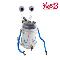 깡통 로봇 만들기 과학 실험 키트 초등 놀이 학습 교구 어린이 집콕 재활용 캔 실험 키트 과학 실험 만들기 교구 학습 세트 집콕 놀이 교육 완구, 깡통로봇