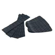 스텀패드 스톰패드 스노우보드 미끄럼방지 7개/대 EVA 서핑 보드 데크 견인 패드 스톰프 Skimboards SUP Fu, 01 Black