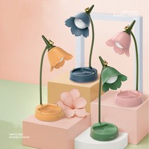 플라워팟조명 꽃무드등 특이한무드등 아기 아이방 수면등, 블러썸 핑크