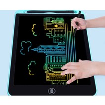 대형 LCD 패드 메모 보드 전자칠판 스마트 전자 메모장 그림 그리기 노트, 10인치 단색 핑크