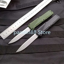 보안용품 안전 벤치 메이드 4600 전술 칼 S30V 블레이드 T6 알루미늄 핸들 야외 자기 방어 포켓 군사 EDC, 01 Black