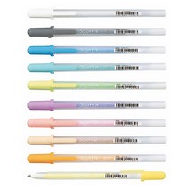 사쿠라 겔리롤 수플레 0.8mm 낱개 볼펜 수성 데코펜, 바이올렛 924