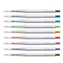 유니/스타일핏단색 UMN-139/0.38mm 중성펜, UMN-139-38 블루블랙_64(잉크칼라)