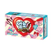 해태 얼려먹는 초코 얼초 하트 만들기 65g 과자, 단품