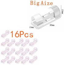 홀더 거치대 접이식 20 pcs 케이블 클립 주최자 드롭중력 스마트폰 걸이 욕실 회전, 협력사, 큰 투명