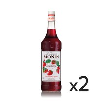 모닌 스트로베리 시럽, 1000ml, 2개