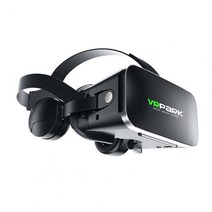 vr기기 헤드 기어 vr 스마트글라스 게임기 안경 가상 현실 고선명도 높은 투과율 통기성 3D 무선 VR, [01]  Black, 한개옵션1, 01 Black