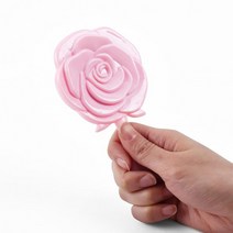 러블리 로즈 손거울 콤팩트 플라워 손잡이 손거울 (장미) 1+1, 로즈 손거울 1+1