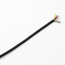 Angitu 4 코어 차폐 와이어 2547 산화 방지 주석 도금 구리 4P USB 키보드 케이블 PVC 절연 26awg 24 awg, 0 shield 26awg_0 0m