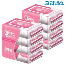 땡큐온 크리넥스 수앤수 실키 물티슈 캡58매 x3+1 x2개, 단품